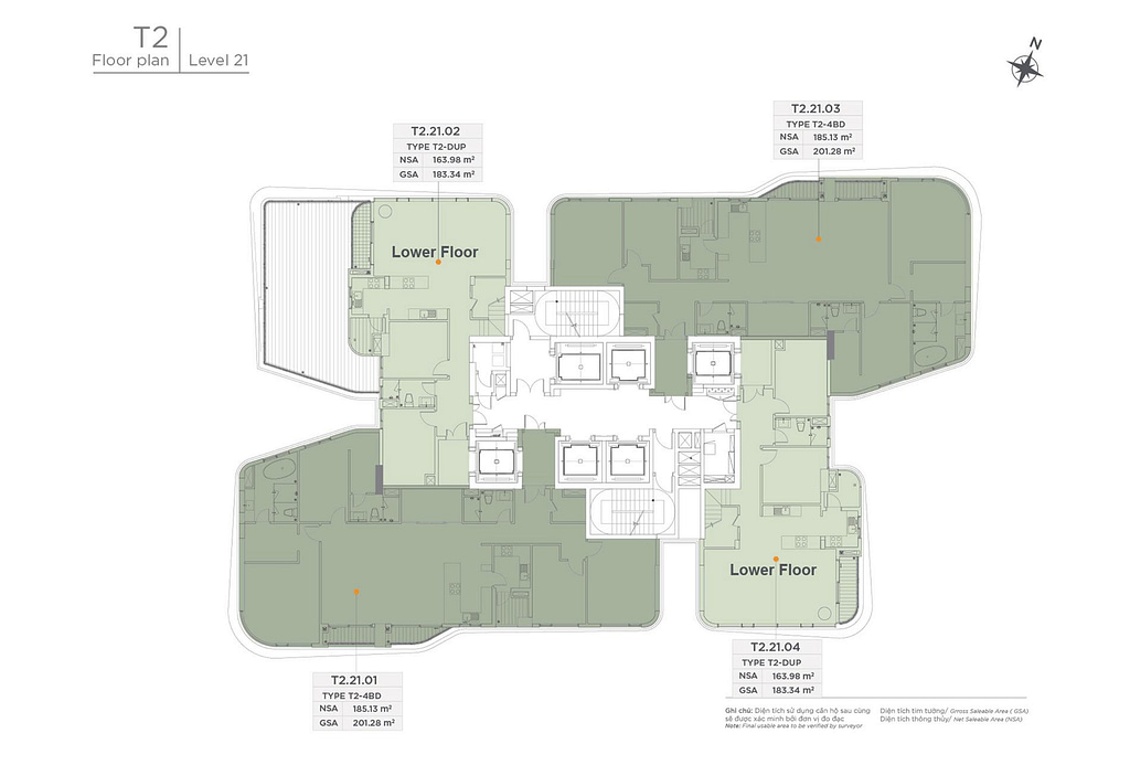 layout mặt bằng tầng căn hộ