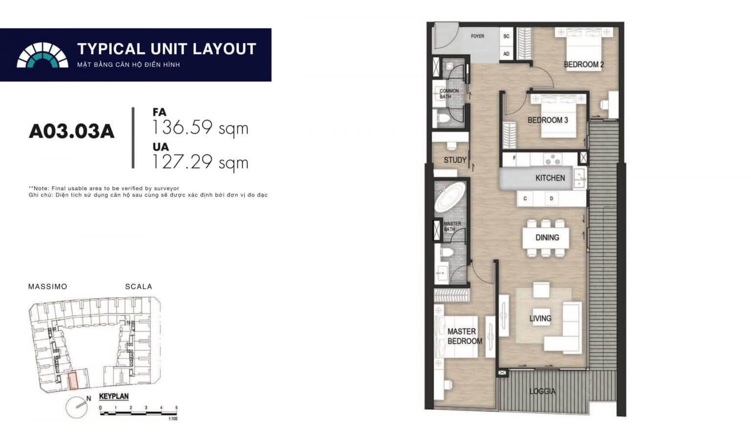 layout thiết kế căn hộ
