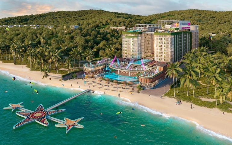 Căn hộ nghỉ dưỡng đẳng cấp Long Beach Resort Phú Quốc sở hữu 3000 m2 bờ biển.